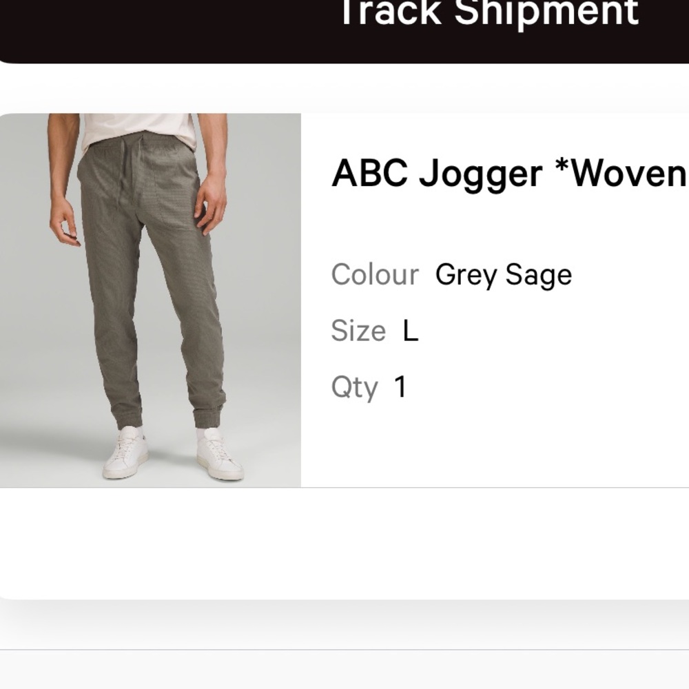 Lululemon abc jogger | large